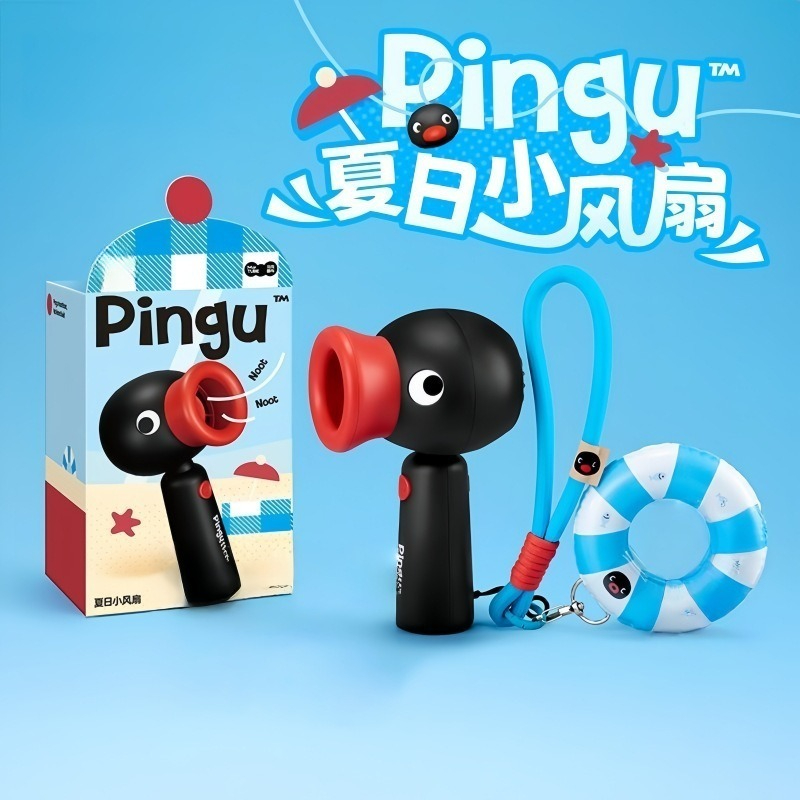 Office Furniture Table - Hot New Pingu Penguin Handheld Fan