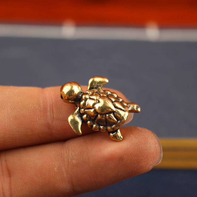 Office Furniture At Home - Brass Turtle Figurine​ - Vintage Tortoise