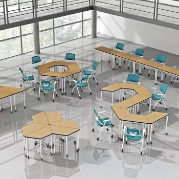 Office Furniture Plan - American Modern Classroom Desk And Chair