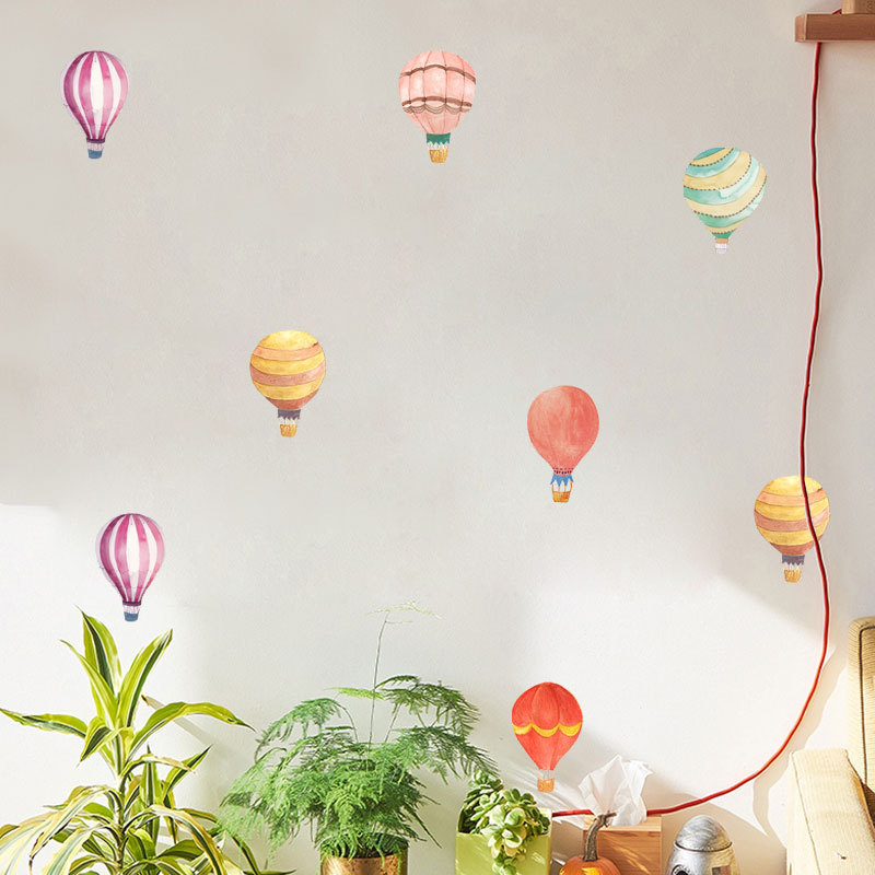Colourful Hot Air Balloons Wal - Office Furniture At Home 评论和价格