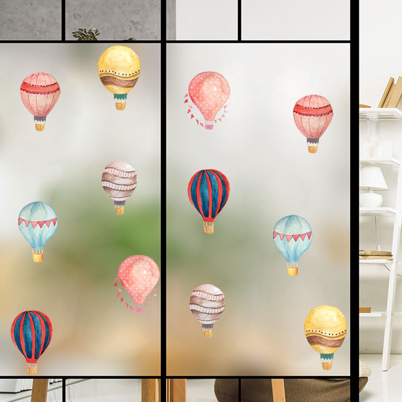 Colourful Hot Air Balloons Wal - Office Furniture At Home 评论和价格