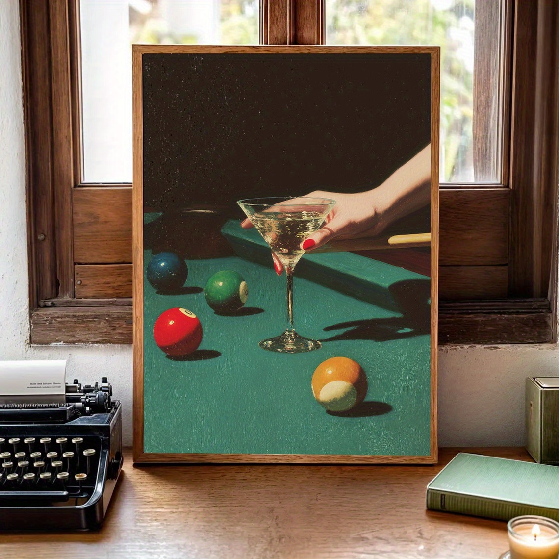 1pc Vintage Billiards Cocktail - Office Furniture At Home 评论和价格