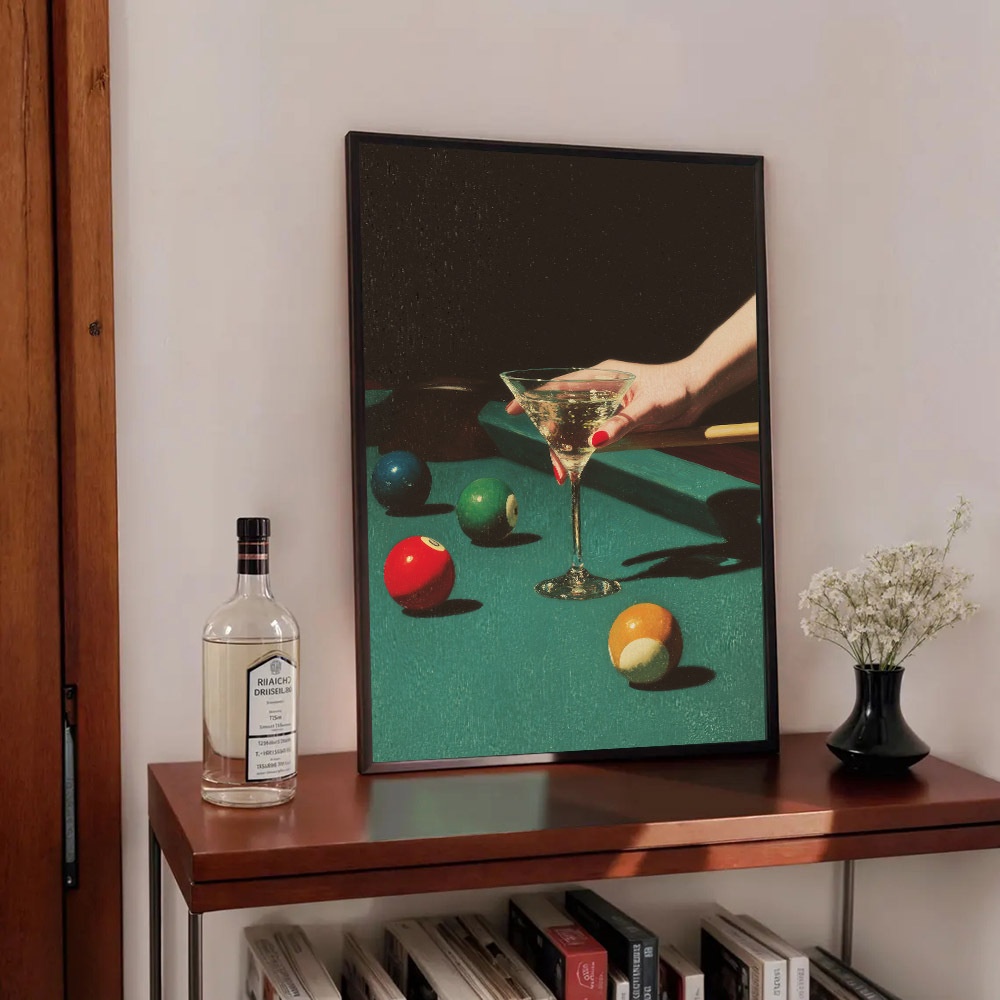 1pc Vintage Billiards Cocktail - Office Furniture At Home 评论和价格