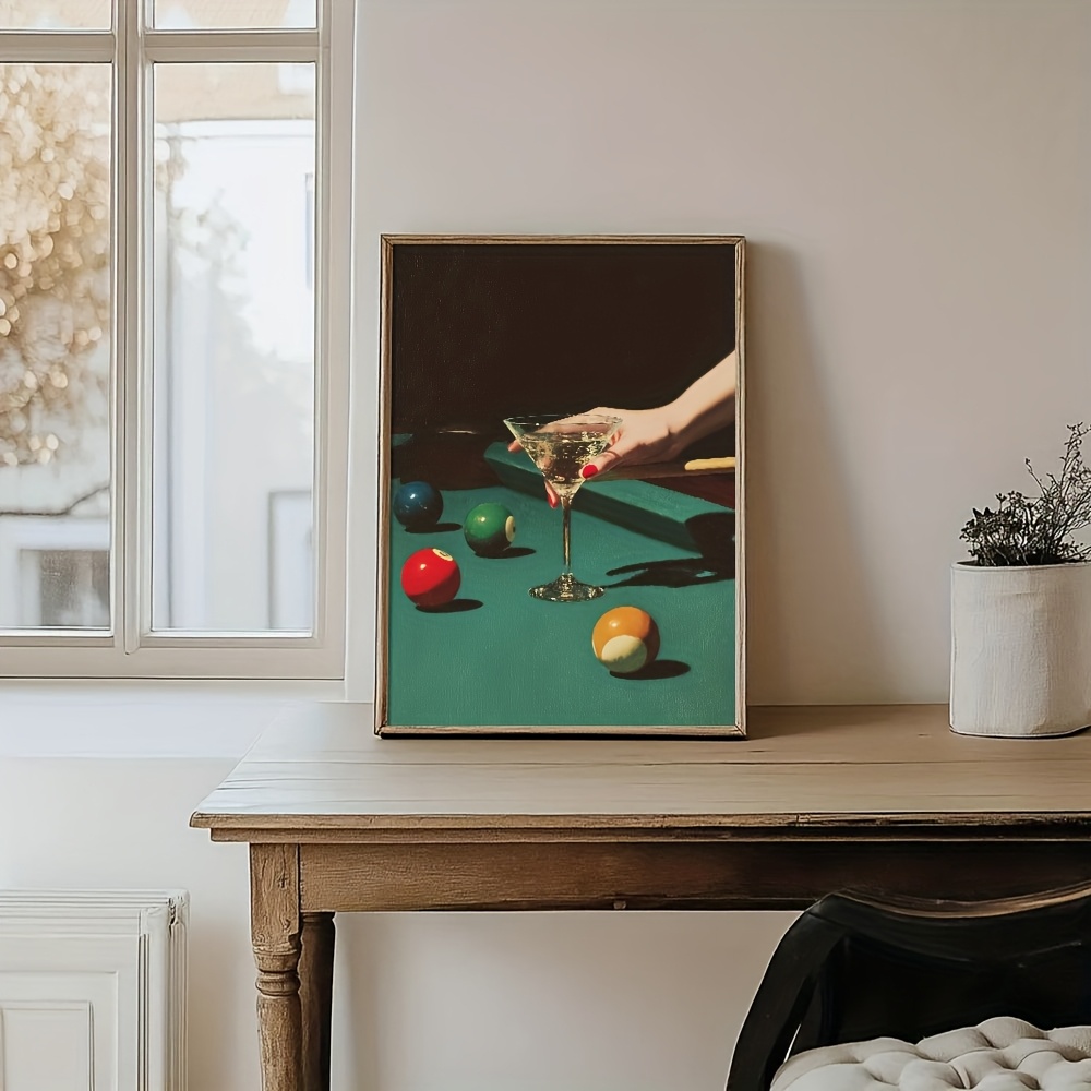 1pc Vintage Billiards Cocktail - Office Furniture At Home 评论和价格