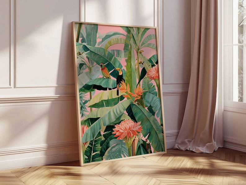 1pc Retro Tropical Canvas Post - Office Furniture At Home 评论和价格