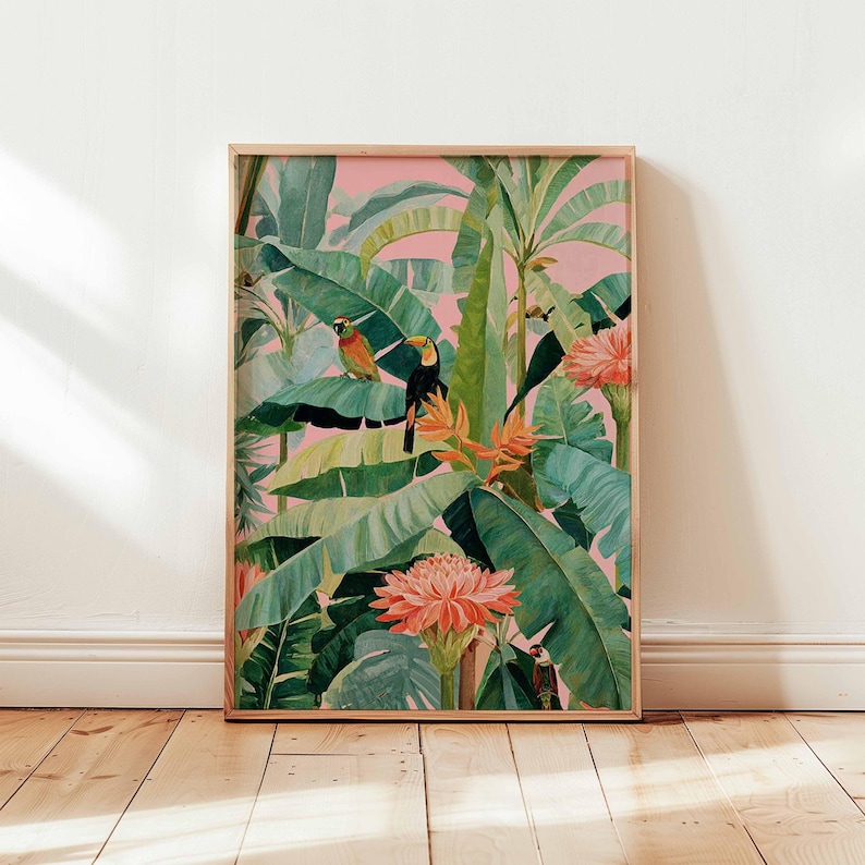 1pc Retro Tropical Canvas Post - Office Furniture At Home 评论和价格