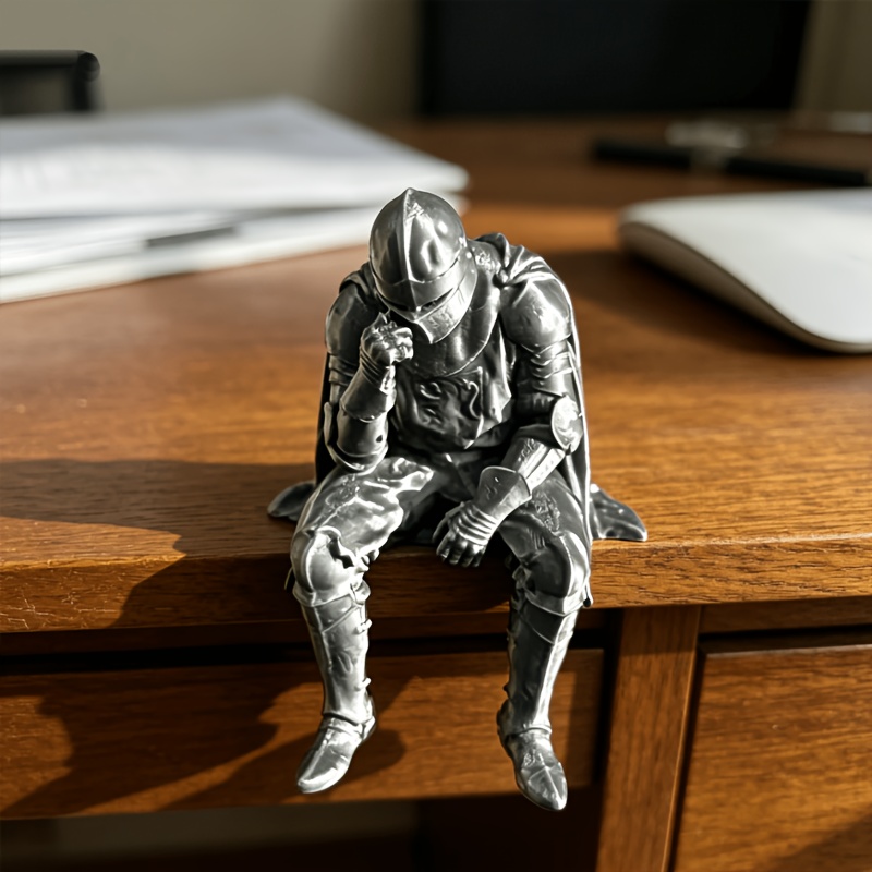 Medieval Knight Figurine Vinta - Office Furniture At Home 评论和价格