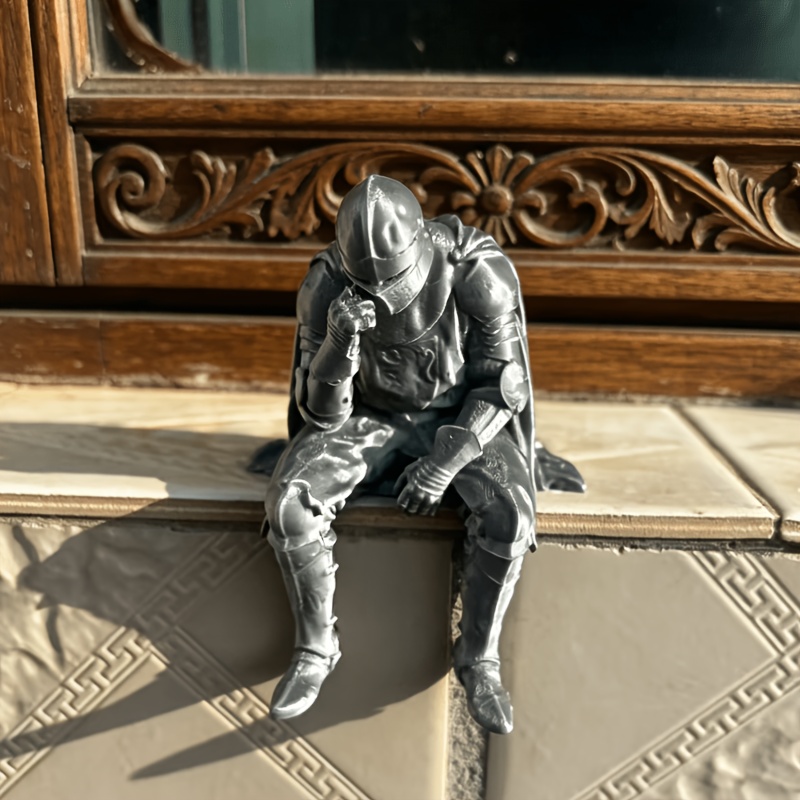 Medieval Knight Figurine Vinta - Office Furniture At Home 评论和价格