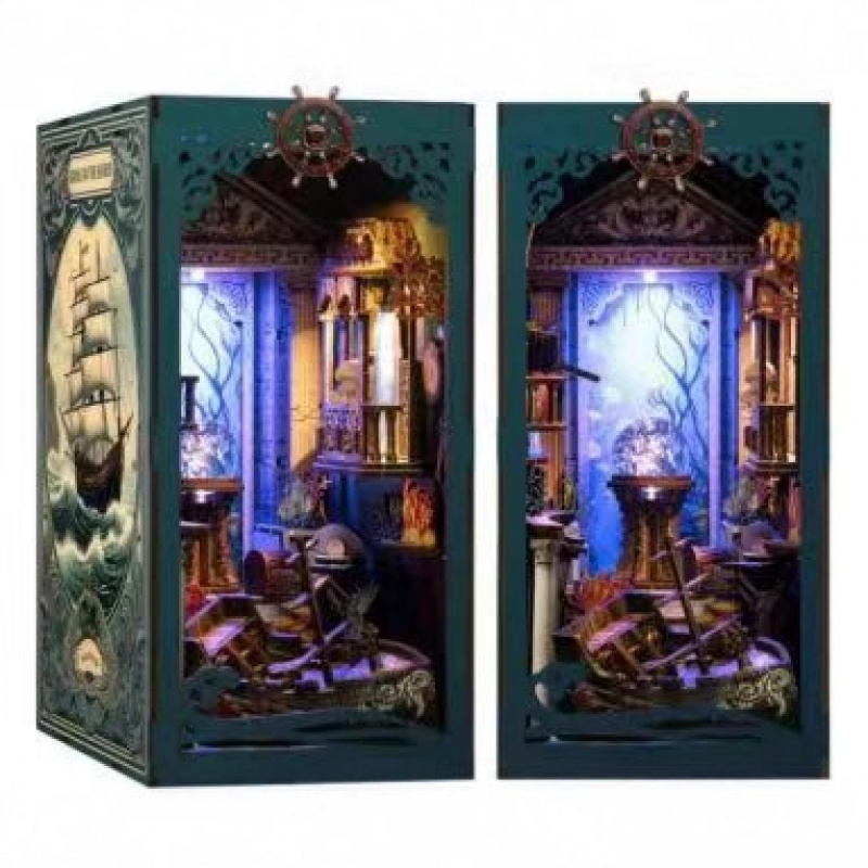 3D Wooden DIY Bookend Puzzle H - Office Furniture At Home 评论和价格