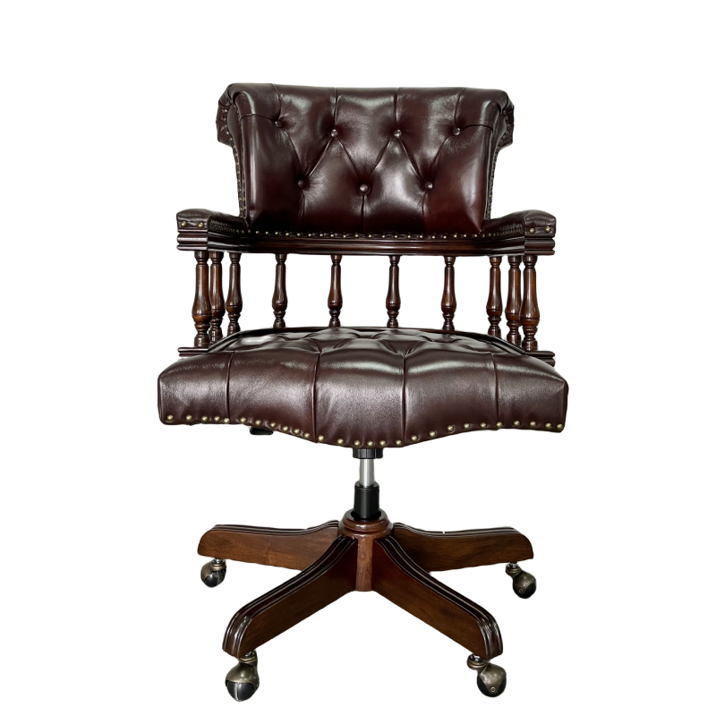 Dark Ox Blood Chesterfield Cap - Office Furniture Uk 评论和价格