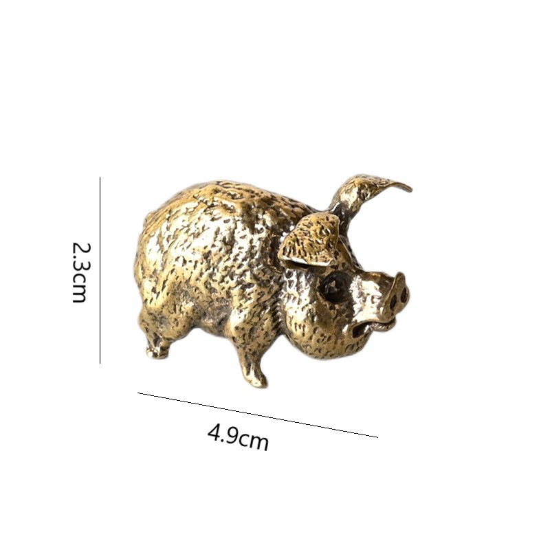 Vintage Brass Pig Small Orname - Office Furniture At Home 评论和价格