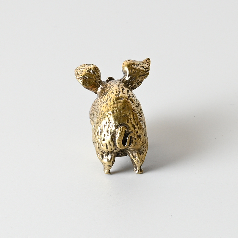 Vintage Brass Pig Small Orname - Office Furniture At Home 评论和价格