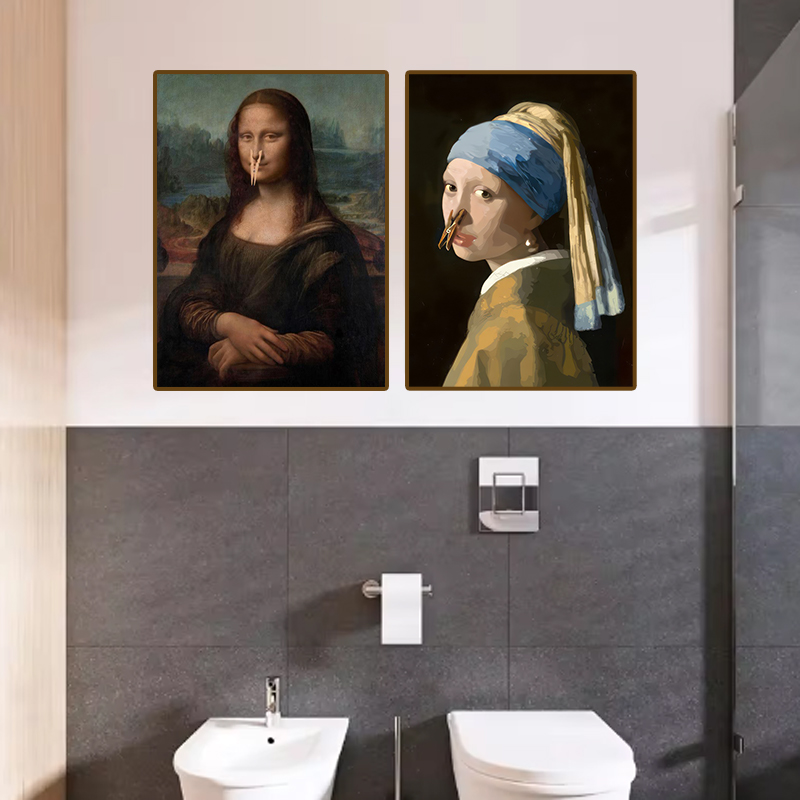 1pc Funny Abstract Bathroom To - Office Furniture At Home 评论和价格