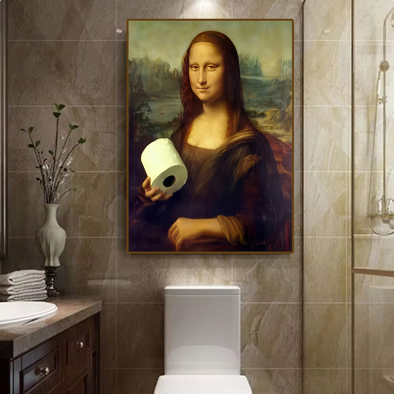 1pc Funny Abstract Bathroom To - Office Furniture At Home 评论和价格