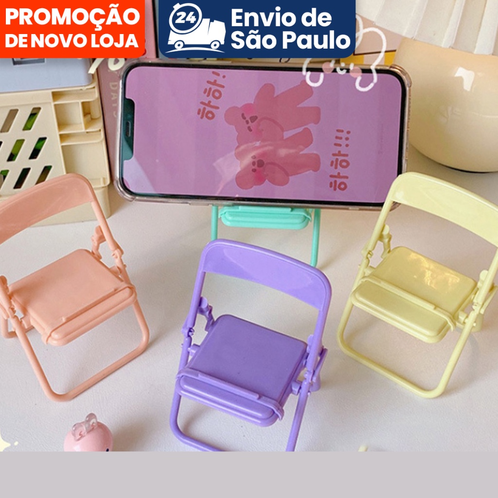Cute Chair Phone Holder Stand  - Office Furniture Table 评论和价格